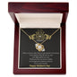 Best Mom in the World / Happy Mother's Day / Love Knot Necklace