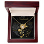 To My Soulmate / Our Bond Will Last a Lifetime / Love Knot Necklace