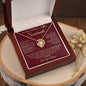 To My Smokin' Hot Soulmate / Love Forged in Fire / Love Knot Necklace / Personalized Message Card