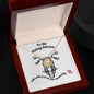 To My Riding Partner / One Sweet Ride / Love Knot Necklace