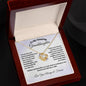 To My Amazing Granddaughter / Love Knot Necklace / Personalized Message Card