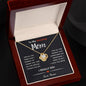 To My Amazing Mom / I Love You / Love Knot Necklace / Personalized Message Card
