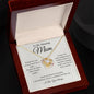 To My Amazing Mom / Love Knot Necklace / Personalized Message Card
