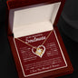 To My Beautiful Soulmate / Love Knot Necklace / Personalized Message Card