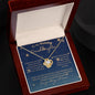 To My Stunning Granddaughter / Love Knot Necklace