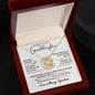 To My Granddaughter / Most Beautiful Chapters/ Gift from Grandma / Gift from Grandpa / Love Knot Necklace / Personalized Message Card