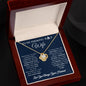 To My Smoking Hot Wife / Best Thing / Love Knot Necklace / Personalized Message Card