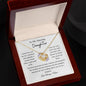 To My Amazing Daughter / Gift from Mom / Gift from Dad / Love Knot Necklace / Personalized Message Card