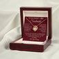 To My Smokin' Hot Soulmate / Love Forged in Fire / Love Knot Necklace / Personalized Message Card