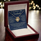 To My Smokin' Hot Soulmate / Love Forged in Fire / Love Knot Necklace / Personalized Message Card