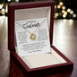 To My Soulmate / I Want to be Your Last / Love Knot Necklace / Personalized Message Card