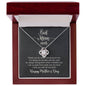 Happy Mother's Day / Best Mom Ever / Love Knot Necklace