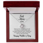 Happy Mother's Day / Best Mom Ever / Love Knot Necklace