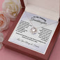 To My Amazing Granddaughter / Love Knot Necklace / Personalized Message Card