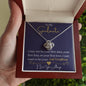 To My Soulmate / Love Knot Necklace