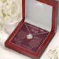 To My Smoking Hot Wife / Best Thing / Love Knot Necklace / Personalized Message Card