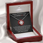 Happy Mother's Day / To my Smokin' Hot Wife / Love Knot Necklace