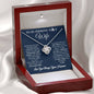 To My Smoking Hot Wife / Best Thing / Love Knot Necklace / Personalized Message Card