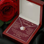 To My Smokin' Hot Soulmate / Love Forged in Fire / Love Knot Necklace / Personalized Message Card