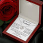 To My Soulmate / My Best Friend / Love Knot Necklace / Personalized Message Card