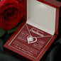 To My Beautiful Soulmate / Love Knot Necklace / Personalized Message Card