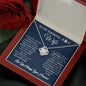 To My Smoking Hot Wife / Best Thing / Love Knot Necklace / Personalized Message Card