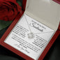 To My Soulmate / My Best Friend / Love Knot Necklace / Personalized Message Card