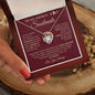 To My Smokin' Hot Soulmate / Love Forged in Fire / Love Knot Necklace / Personalized Message Card