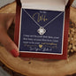 To My Wife / Love Your Husband / Love Knot Necklace