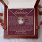 To My Soulmate / Love Knot Necklace / Personalized Message Card