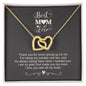 Best Mom Ever / Interlocking Heart Necklace
