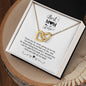 Best Mom Ever / Interlocking Heart Necklace