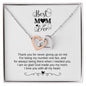 Best Mom Ever / Interlocking Heart Necklace