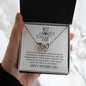 Best Mom Ever / Happy Mother's Day / Interlocking Heart Necklace