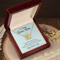 To My Bonus Mom / Happy Mother's Day / Interlocking Heart Necklace