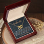 To My Soulmate / Love You Endlessly / Interlocking Heart Necklace
