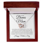 To My Bonus Mom / Happy Mother's Day / Interlinking Heart Necklace