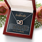 To My Soulmate / Love You Endlessly / Interlocking Heart Necklace