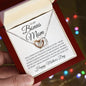 To My Bonus Mom / Happy Mother's Day / Interlinking Heart Necklace