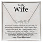 To My Wife / Best Thing / Name Necklace / Personalized Message Card