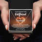 To My Smokin' Hot Girlfriend / Name Necklace / Personalized Message Card