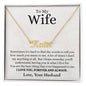 To My Wife / Best Thing / Name Necklace / Personalized Message Card