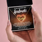 To My Smokin' Hot Soulmate / Name Necklace / Personalized Message Card