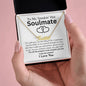 To My Smokin' Hot Soulmate / Answered Prayers / Personalized Name Necklace / Personalized Message Card