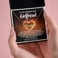 To My Smokin' Hot Girlfriend / Name Necklace / Personalized Message Card