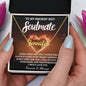 To My Smokin' Hot Soulmate / Name Necklace / Personalized Message Card