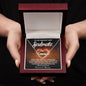 To My Smokin' Hot Soulmate / Name Necklace / Personalized Message Card