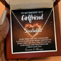 To My Smokin' Hot Girlfriend / Name Necklace / Personalized Message Card