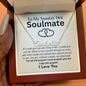 To My Smokin' Hot Soulmate / Answered Prayers / Personalized Name Necklace / Personalized Message Card