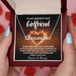 To My Smokin' Hot Girlfriend / Name Necklace / Personalized Message Card